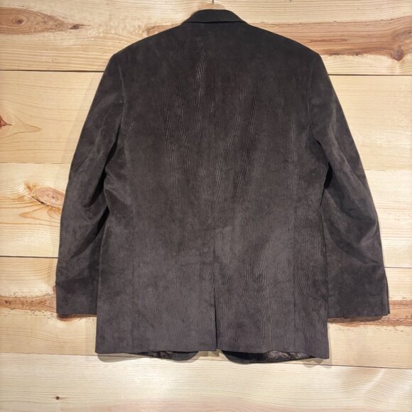 Chaps Blazer Mens 42R Brown Corduroy 2 Button Sport Coat - Picture 12 of 14